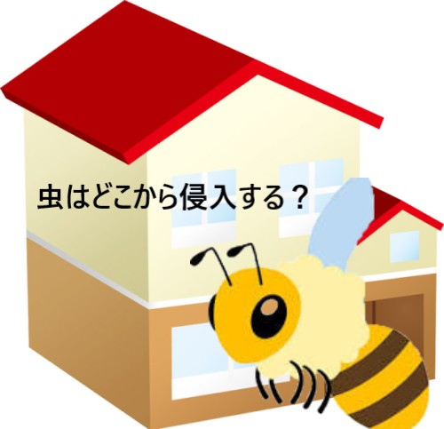 河内長野市にて軒裏換気口への防虫網取付を検討中・押し入れ点検口の補修依頼の現地調査